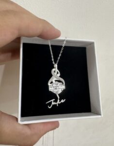 HLD Custom Name High Quality Genuine 925 Sterling Silver Necklace photo review